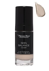 Vandeniui atsparus skystas makiažo pagrindas Pierre Rene Skin Balance Cover 30 ml, 20 Champagne цена и информация | Пудры, базы под макияж | pigu.lt