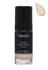 Vandeniui atsparus skystas makiažo pagrindas Pierre Rene Skin Balance Cover 30 ml, 21 Porcelain kaina ir informacija | Makiažo pagrindai, pudros | pigu.lt