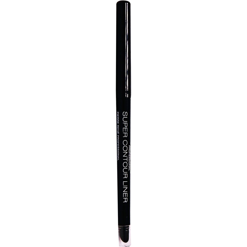 Akių kontūro pieštukas Pierre Rene Super Contour 0.35 g, Black kaina ir informacija | Akių šešėliai, pieštukai, blakstienų tušai, serumai | pigu.lt