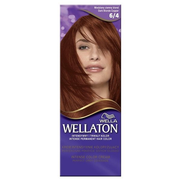 Plaukų dažai Wella Wellaton Intense Permanent Color 6/4 Copper Dark Blond 100 g цена и информация | Plaukų dažai | pigu.lt