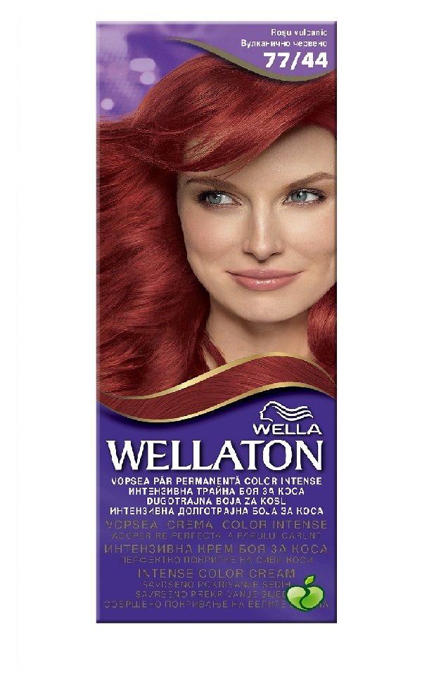 Plaukų dažai Wella Wellaton Intense Permanent Color 77/44 Volcanic red 100 g kaina ir informacija | Plaukų dažai | pigu.lt