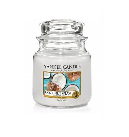 Kvapioji žvakė Yankee Candle Coconut Splash 411 g kaina ir informacija | Žvakės, Žvakidės | pigu.lt