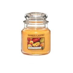 Kvapioji žvakė Yankee Candle Mango Peach Salsa 411 g kaina ir informacija | Žvakės, Žvakidės | pigu.lt