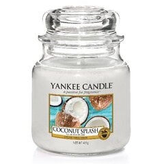 Yankee Candle Coconut Splash Candle - Scented candle 104.0g цена и информация | Подсвечники, свечи | pigu.lt