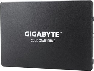 SSD|GIGABYTE|120GB|SATA 3.0|Write speed 280 MBytes/sec|Read speed 350 MBytes/sec|2,5"|TBW 75 TB|MTBF 2000000 hours|GP-GSTFS31120GNTD kaina ir informacija | Vidiniai kietieji diskai (HDD, SSD, Hybrid) | pigu.lt