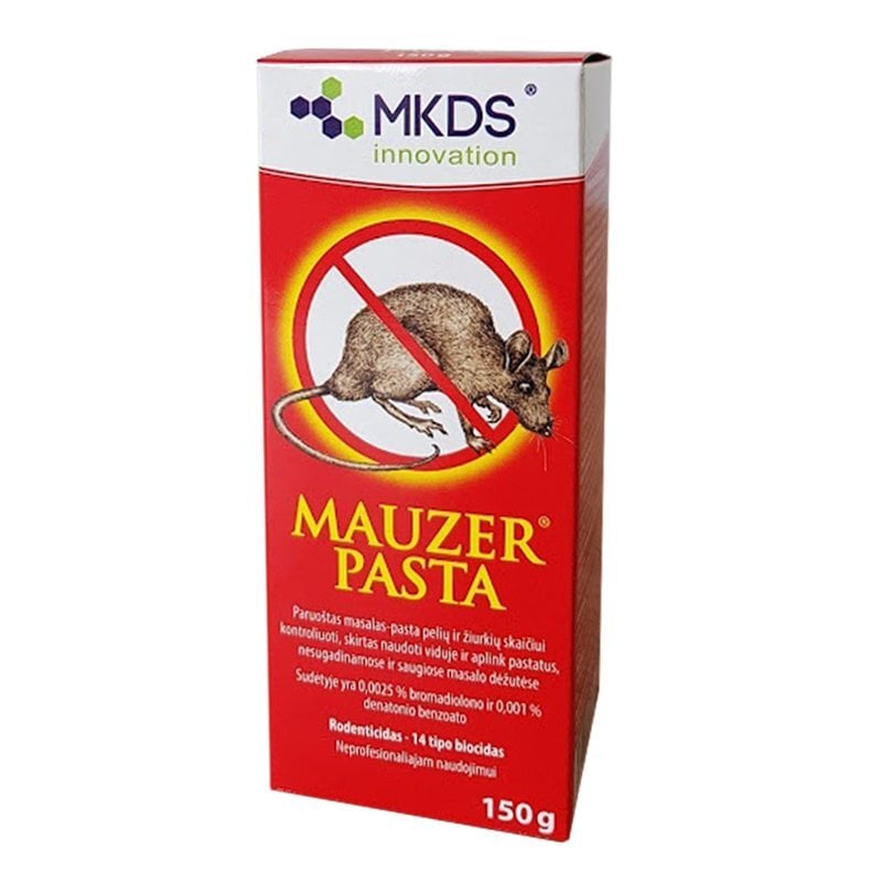 Mauzer pasta MKDS цена и информация | Graužikų, kurmių naikinimas | pigu.lt