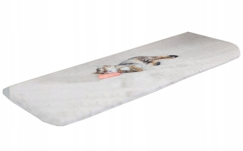 Gyvūnų kilimėlis palangei Trixie Nani, 90x 28 cm, pilkas kaina ir informacija | Guoliai, pagalvėlės | pigu.lt