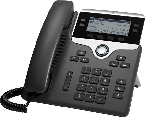 Cisco CP-7841, juodas цена и информация | Stacionarūs telefonai | pigu.lt