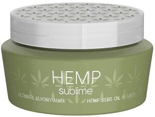 Kaukė su kanapių sėklų aliejumi Selective Professional Hemp Sublime, 250 ml kaina ir informacija | Priemonės plaukų stiprinimui | pigu.lt