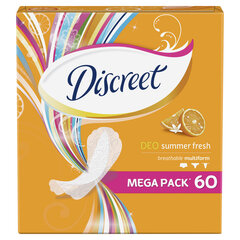 Higieniniai įklotai Discreet Summer Fresh, 60 vnt kaina ir informacija | Tamponai, higieniniai paketai, įklotai | pigu.lt