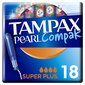 Tamponai TAMPAX Compak Pearl Super Plus, 18 vnt. цена и информация | Tamponai, higieniniai paketai, įklotai | pigu.lt