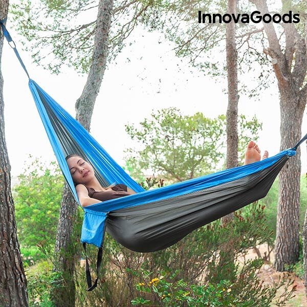 InnovaGoods Swing & Rest dvivietis stovyklavimo hamakas kaina ir informacija | Hamakai | pigu.lt