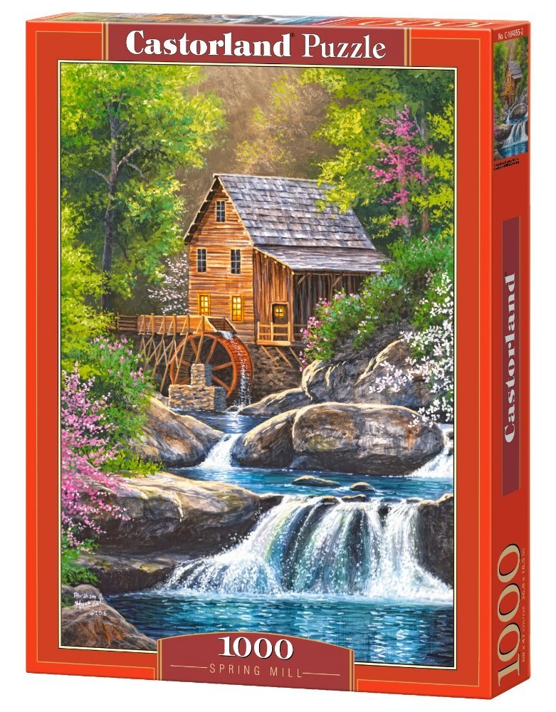 Dėlionė Castorland Puzzle "Spring Mill", 1000 d. цена и информация | Dėlionės (puzzle) | pigu.lt