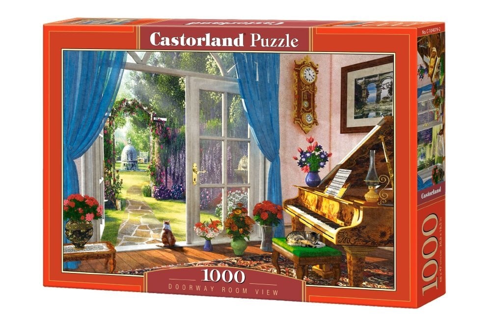 Dėlionė Castorland "Doorway Room View", 1000 d. kaina ir informacija | Dėlionės (puzzle) | pigu.lt