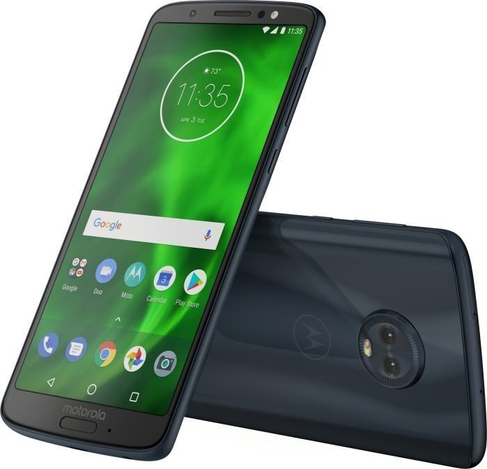 Motorola G6, 32 GB, Dual Sim, Mėlyna (Navy) kaina ir informacija | Mobilieji telefonai | pigu.lt