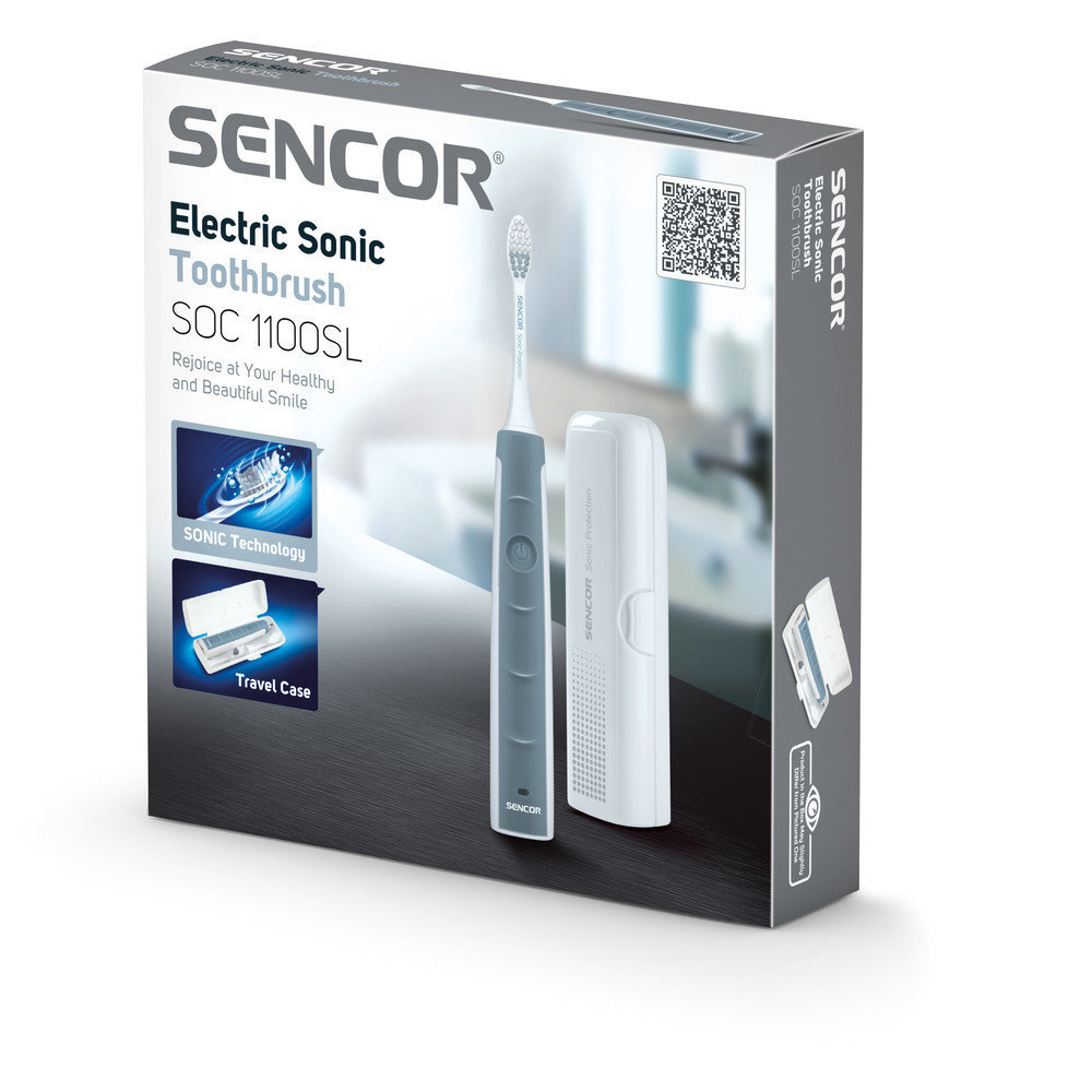 Sencor SOC 1100SL kaina ir informacija | Elektriniai dantų šepetėliai | pigu.lt