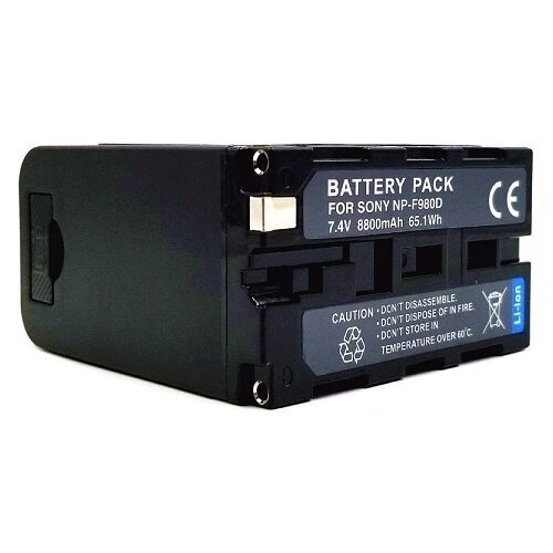SONY NP-F980D baterija, 8800mAh kaina ir informacija | Akumuliatoriai vaizdo kameroms | pigu.lt