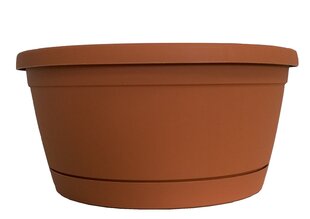 Nicoli вазон с тарелкой Rumba 18, коричневый цена и информация | Горшки | pigu.lt