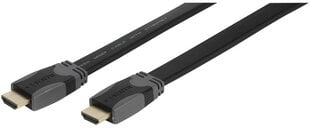 Vivanco кабель HDMI - HDMI 5 м плоский (47105) цена и информация | Кабели и провода | pigu.lt