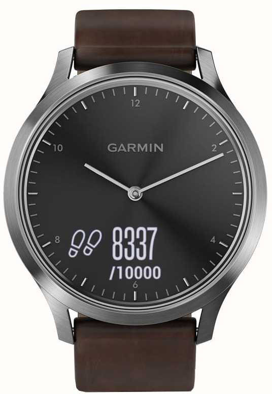 Garmin vívomove® HR Premium L Silver Tone/Dark Brown kaina ir informacija | Išmanieji laikrodžiai (smartwatch) | pigu.lt