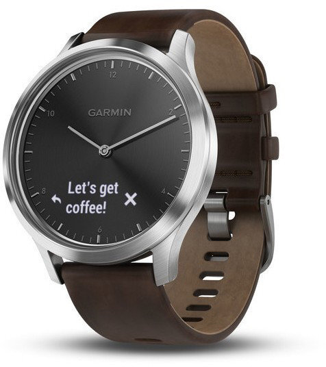 Garmin vívomove® HR Premium L Silver Tone/Dark Brown цена и информация | Išmanieji laikrodžiai (smartwatch) | pigu.lt