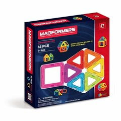 Magformers 14 Set магнитный конструктор цена и информация | Конструкторы и кубики | pigu.lt