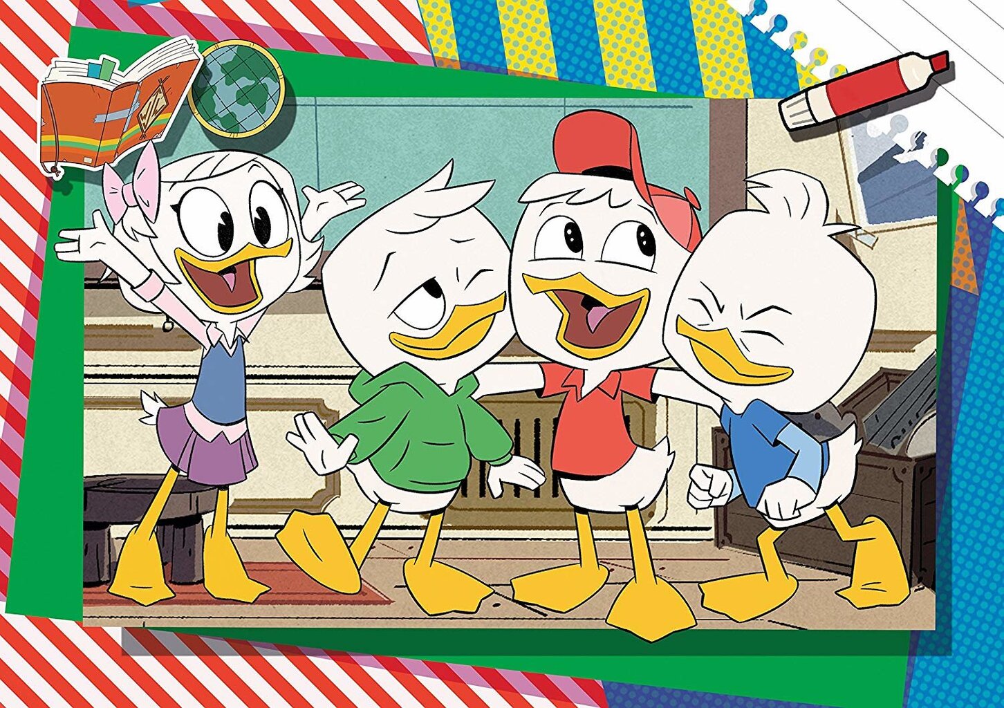 Dėlionių rinkinys Clementoni Ančiukų istorijos (Duck Tales) 3 x 48 d. kaina ir informacija | Dėlionės (puzzle) | pigu.lt