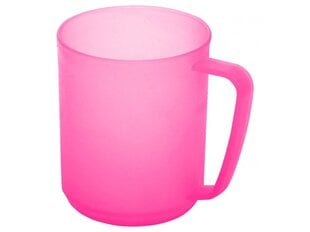 Plast Team plastikinis puodelis 350 ml, rožinis kaina ir informacija | Taurės, puodeliai, ąsočiai | pigu.lt
