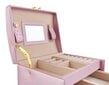Papuošalų dėžutė, rožinė kaina ir informacija | Interjero detalės | pigu.lt