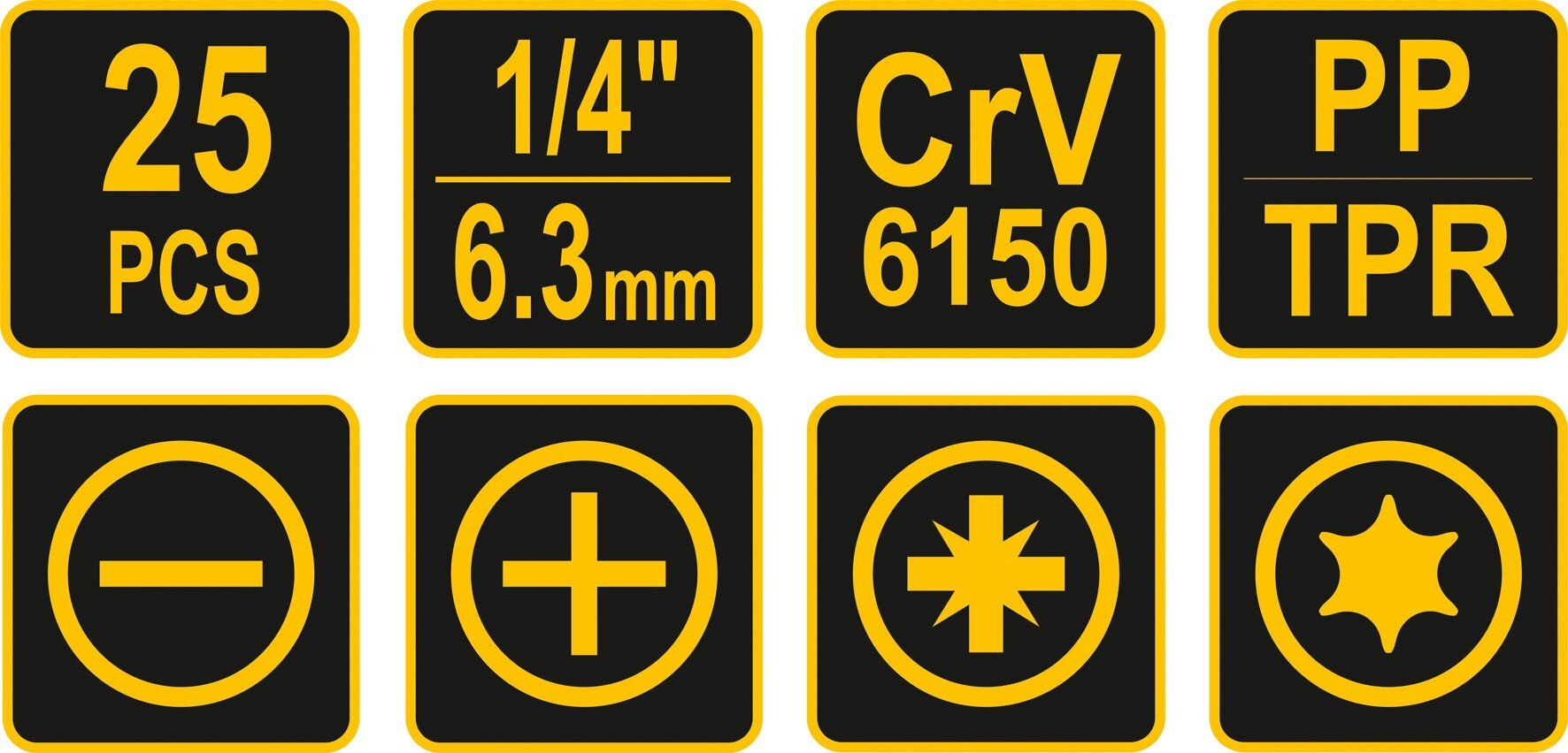 Atsuktuvas "T" formos su antgaliais Vorel 65105 kaina ir informacija | Mechaniniai įrankiai | pigu.lt