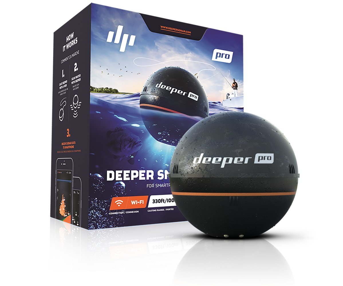 Sonaras Deeper Smart Sonar PRO su Wi-Fi