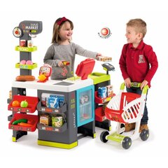 Žaislinė parduotuvė su vežimėliu Smoby Maximarket kaina ir informacija | Žaislai mergaitėms | pigu.lt
