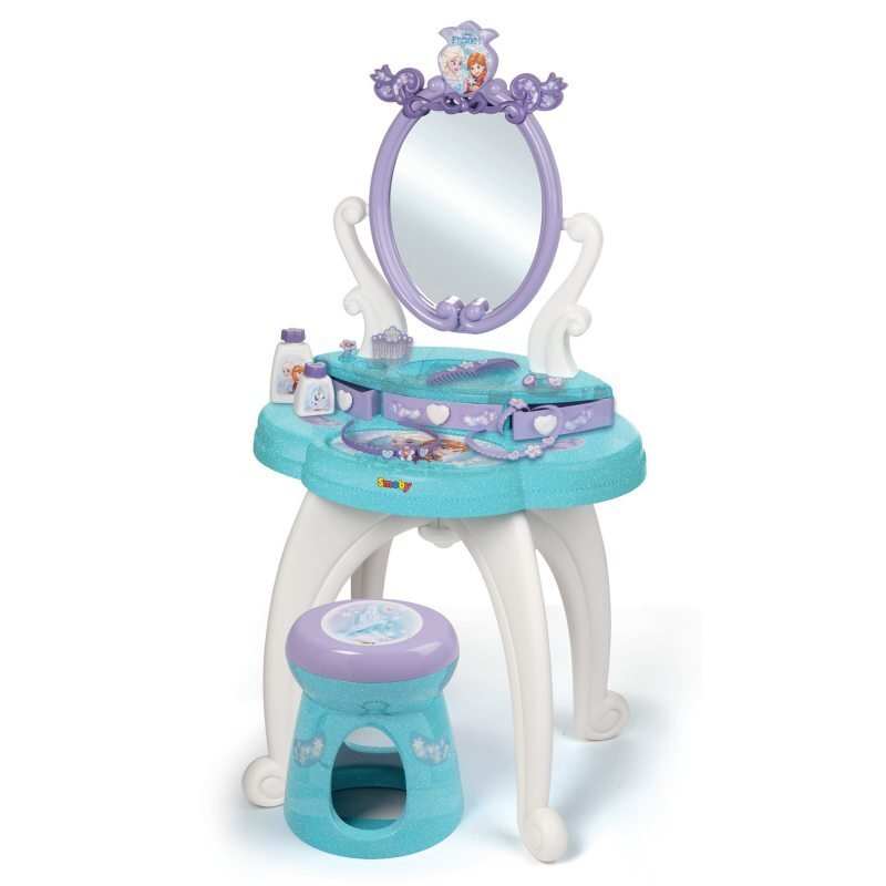 Vaikiškas kosmetinis staliukas Smoby Frozen 2 in 1 цена и информация | Žaislai mergaitėms | pigu.lt