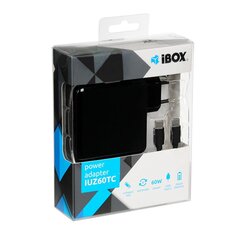 iBox IUZ60TC USB-C цена и информация | Зарядные устройства для ноутбуков | pigu.lt