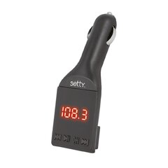 Automobilinis FM moduliatorius Setty FM Bluetooth 4.0, Juoda kaina ir informacija | FM moduliatoriai | pigu.lt