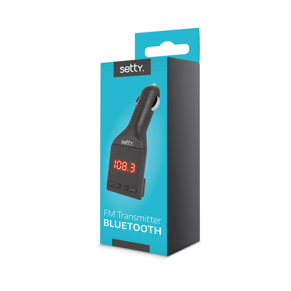 Automobilinis FM moduliatorius Setty FM Bluetooth 4.0, Juoda цена и информация | FM moduliatoriai | pigu.lt