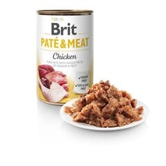 BRIT CARE konservai Pate&meat su vištiena, 400 g kaina ir informacija | Brit Care Šunims | pigu.lt