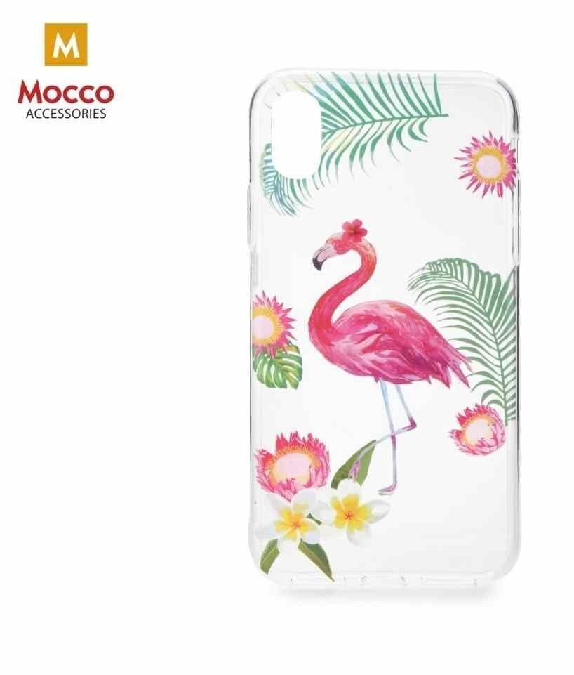 Mocco Summer Flamingo Silicone Case for Samsung G955 Galaxy S8 Plus цена и информация | Telefono dėklai | pigu.lt