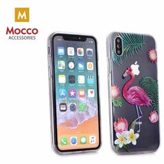 Mocco Summer Flamingo Silicone Case for Samsung G955 Galaxy S8 Plus kaina ir informacija | Telefono dėklai | pigu.lt