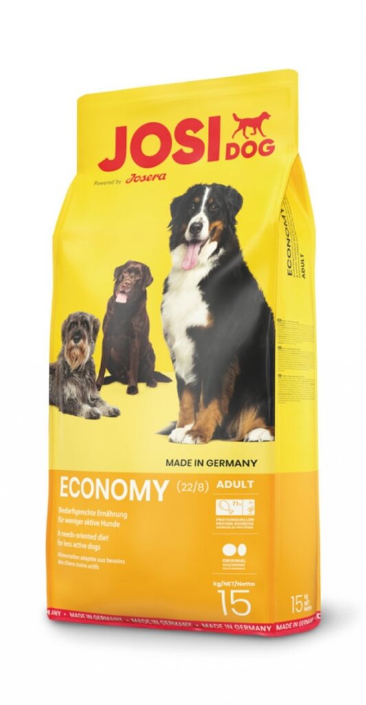 Josera JosiDog Economy visavertis pašaras šunims, 15 kg цена и информация | Sausas maistas šunims | pigu.lt