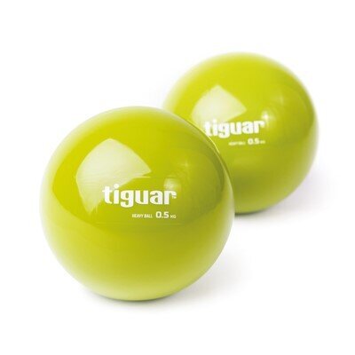 Svoriniai kamuoliai Tiguar, 0,5 kg цена и информация | Svoriai, svarmenys, štangos | pigu.lt