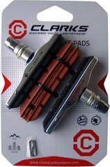 Stabdžių kaladėlės Clarks CP513 MTB 70mm, juodos kaina ir informacija | Kitos dviračių dalys | pigu.lt
