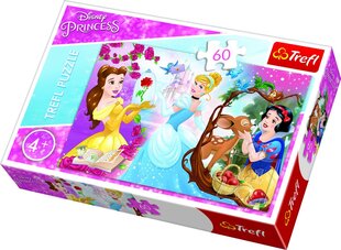 Dėlionė "Disney Princesės" Trefl, 60d. kaina ir informacija | Dėlionės (puzzle) | pigu.lt