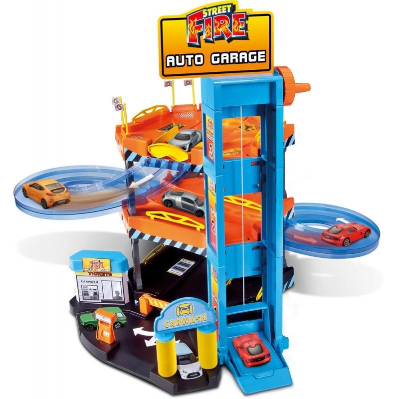 Automobilių garažas Street Fire Bburago 1:43 kaina ir informacija | Žaislai berniukams | pigu.lt