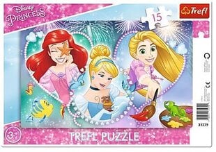 Dėlionė Disney Princesės Trefl, 15 d. kaina ir informacija | Dėlionės (puzzle) | pigu.lt