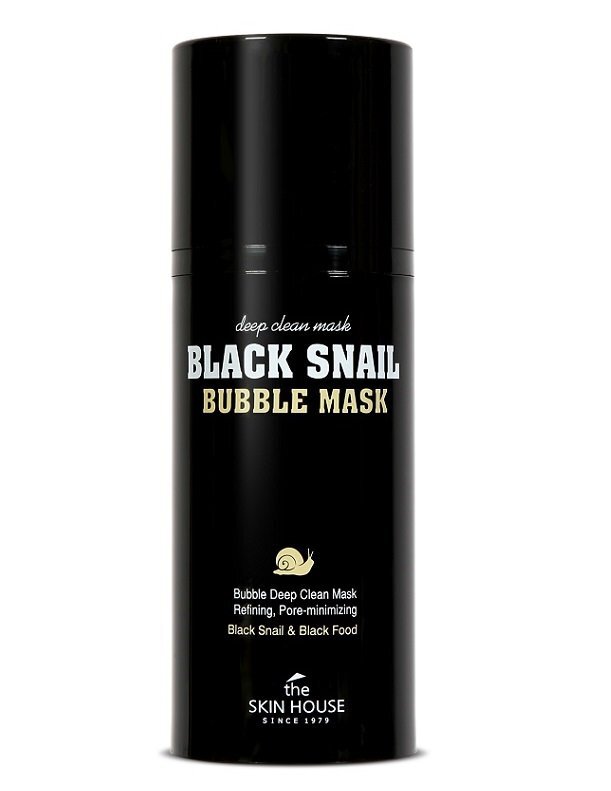 Veido kaukė The Skin House Black Snail Bubble Mask, 100 ml kaina ir informacija | Veido kaukės, paakių kaukės | pigu.lt