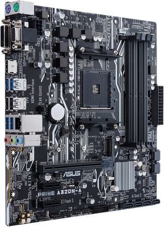 Asus Prime A320M-A kaina ir informacija | Pagrindinės plokštės | pigu.lt