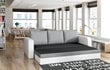 Sofa NORE Inversa, šviesiai pilka цена и информация | Sofos | pigu.lt