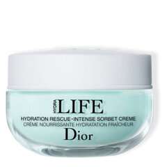 Drėkinamasis veido kremas Dior Hydra Life Sorbet Cream Intense 50 ml kaina ir informacija | Veido kremai | pigu.lt