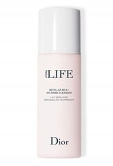 Мицеллярное молочко для макияжа Dior Hydra Life Micellar Milk No Rinse 200 мл цена и информация | Средства для очищения лица | pigu.lt